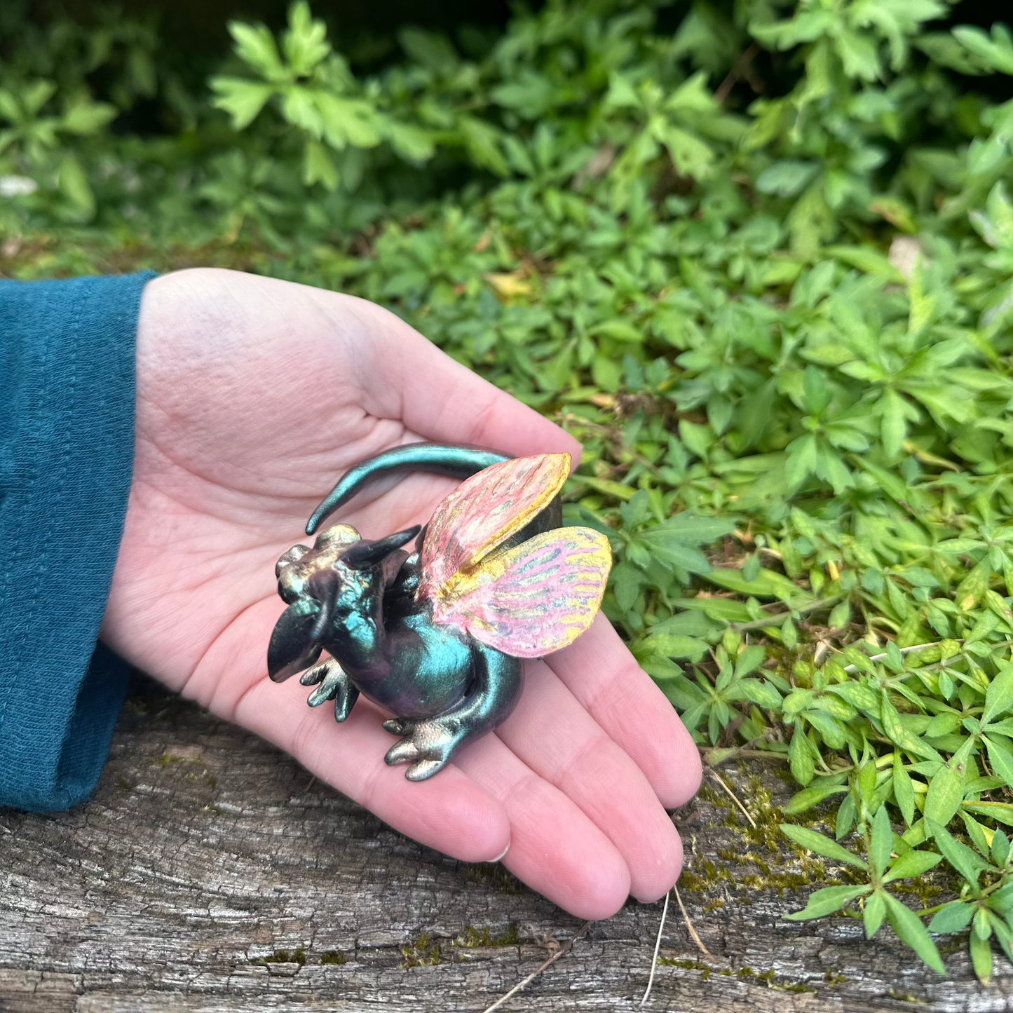 Palm-sized Iridescent Dragon